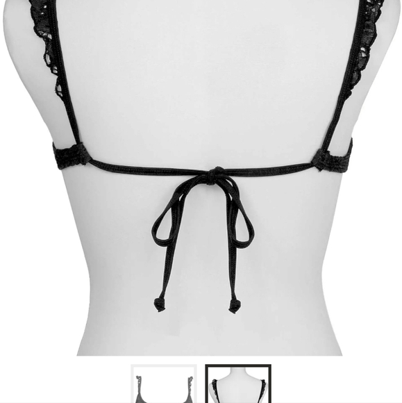 Billabong Bella lace overlay bikini top L NWT - Picture 5 of 5